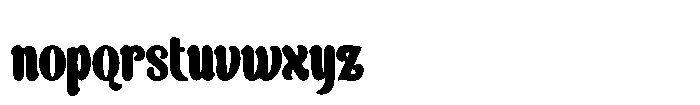 Dopsy Bold Font LOWERCASE