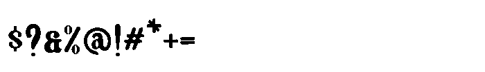 Dopsy Regular Font OTHER CHARS