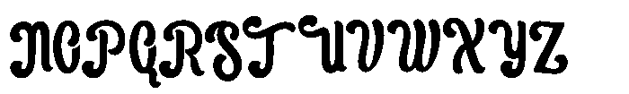 Dopsy Regular Font UPPERCASE