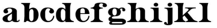 Doric Expanded Font LOWERCASE