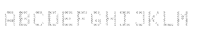 Dot Matrix Mono VP Bubble Font UPPERCASE