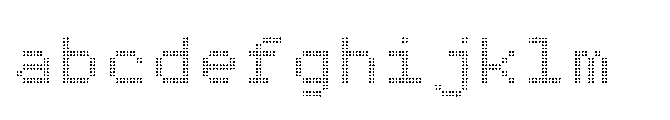 Dot Matrix Mono VP Double FONT