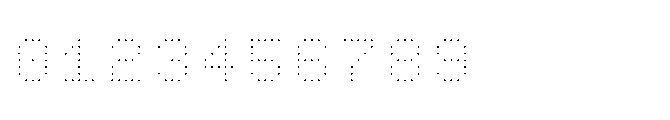 Dot Matrix Mono VP Light Font OTHER CHARS