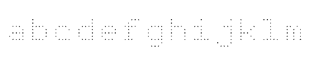Dot Matrix Mono VP Light FONT