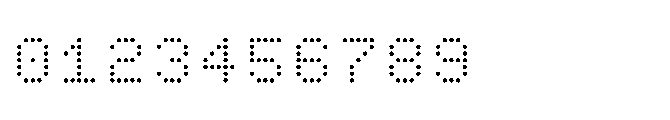 Dot Matrix Mono VP Regular Font OTHER CHARS
