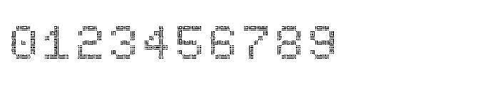 Dot Matrix Mono VP Triple Font OTHER CHARS