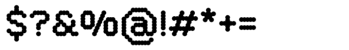 Dot Studio Font OTHER CHARS
