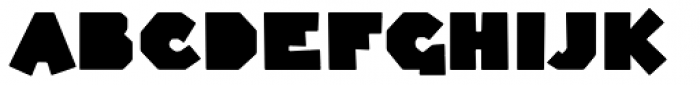Dotee Font UPPERCASE