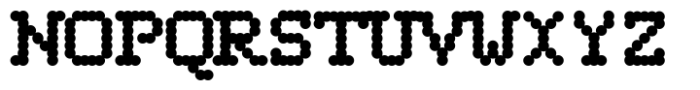 Dotted Weekend Black Font UPPERCASE