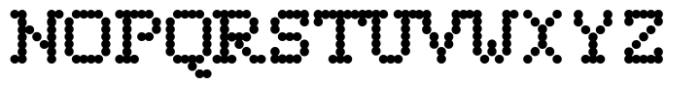 Dotted Weekend Extra Bold Font UPPERCASE