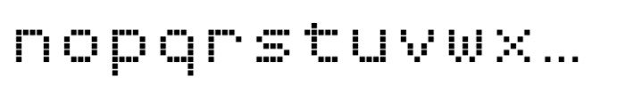 Dottie SquareTwo Font LOWERCASE
