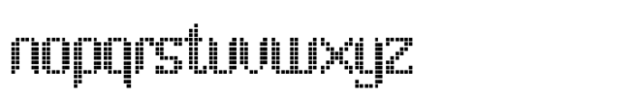 Dottix Font LOWERCASE