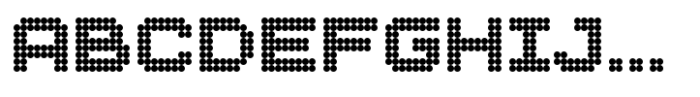 Dottles Font UPPERCASE