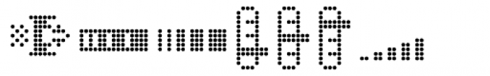 Dotto Deluxe Electro Font UPPERCASE