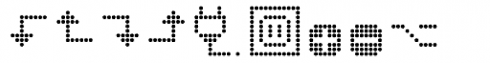 Dotto Deluxe Electro Font LOWERCASE