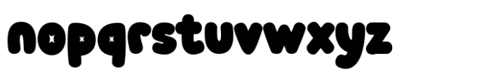 Double Bubble 3 D Bold Font LOWERCASE