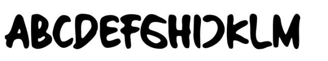 Double Fresh Regular Font UPPERCASE