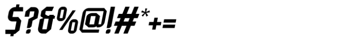 Double Pivot Italic Font OTHER CHARS