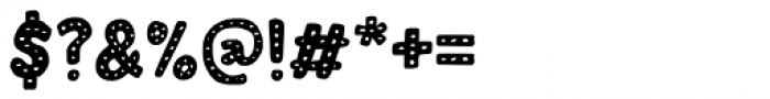 Doubledecker Dots Regular Font OTHER CHARS