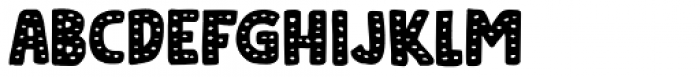 Doubledecker Dots Regular Font LOWERCASE