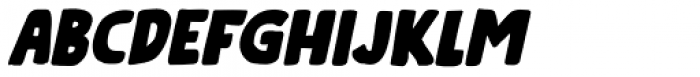 Doubledecker Italic Font LOWERCASE