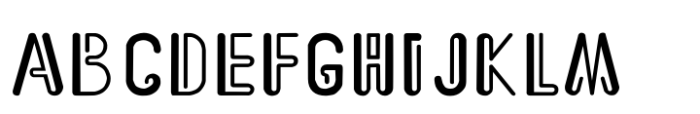 Doubleline Caps Font UPPERCASE
