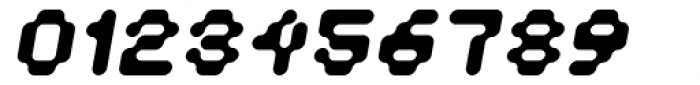 Doubleoseven Bold Oblique Font OTHER CHARS