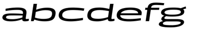 Doublewide Italic Font LOWERCASE