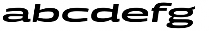 Doublewide Medium Italic Font LOWERCASE