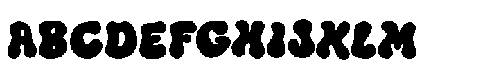 Doughsy Font UPPERCASE