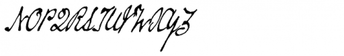 Douglass Pen Font UPPERCASE