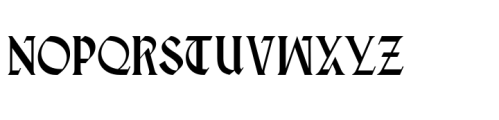 Doverise Font UPPERCASE