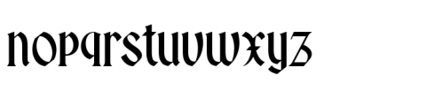 Doverise Font LOWERCASE