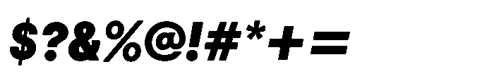 Down Black Italc Font OTHER CHARS
