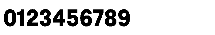 Down Bold Font OTHER CHARS