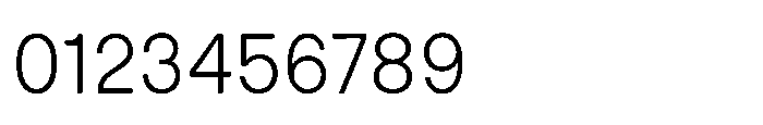 Down Light Font OTHER CHARS
