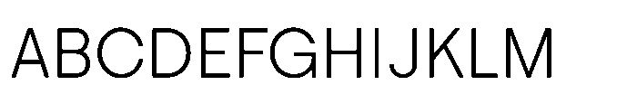 Down Light Font UPPERCASE