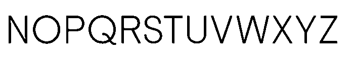 Down Light Font UPPERCASE