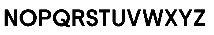 Down Medium Font UPPERCASE