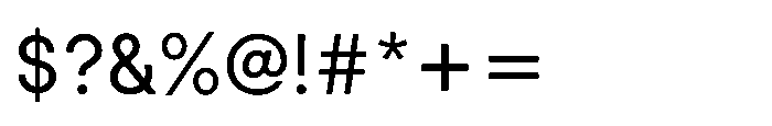 Down Regular Font OTHER CHARS