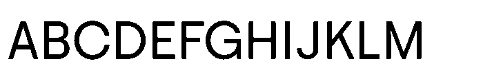 Down Regular Font UPPERCASE