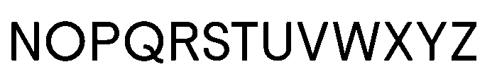 Down Regular Font UPPERCASE