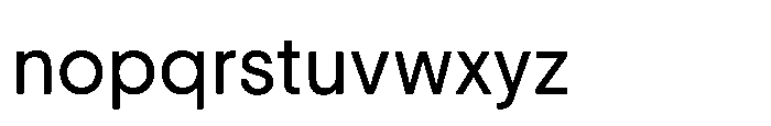 Down Regular Font LOWERCASE