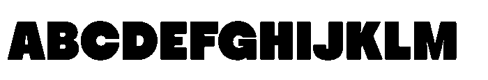 Down Ultra Font UPPERCASE