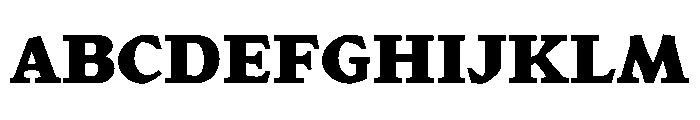 DOGutach Black Instance Font UPPERCASE