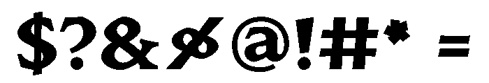DOGutach Bold Instance Font OTHER CHARS