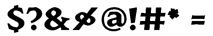 DOGutach Bold Font OTHER CHARS
