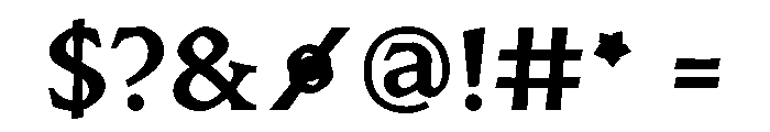 DOGutach Medium Instance Font OTHER CHARS