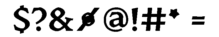 DOGutach Medium Font OTHER CHARS