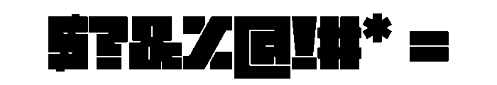 DORutorSteel Black Font OTHER CHARS